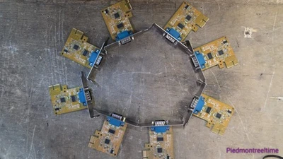 Лот из 8 низкопрофильных карт Sunix NT0HM 1 порт последовательный RS232 PCIe SER6427A RK-7708A - Изображение 1 из 4