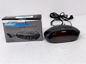 Sonnet R-1688 LED Radiowecker mit 2 USB Anschluss & 4 Zinken Ladekabel - Bild 1 von 4