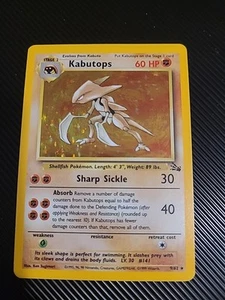 Kabutops - 9/62 Holo Rare Fossil 1999 Pokemon Vintage Wotc Unlimited - NM - Picture 1 of 3