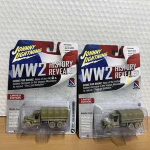 Johnny Lightning WW2 History Revealed Limited Edition Going For Broke Vehicles - Picture 1 of 5