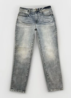 BKE The Buckle Ellie 高腰妈妈牛仔裤 28 WBK116A Willden 洗 — 第 1/4 张图片