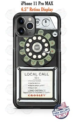 复古老式旋转拨号手机壳 适用于 iPhone 12 三星 A11 LG 谷歌 4 — 第 1/4 张图片