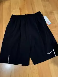 Saucony Men's Outpace 9" 2-in-1 Running Shorts - New with Tags - Picture 1 of 5