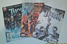 Secret Invasion Thor #1-3 Complete Marvel Series Beta Ray Bill MATT FRACTION 1st