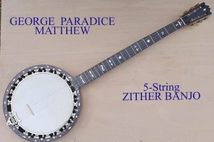 A good quality 5-string banjo by George Paradice Matthew (1858-1929) - Picture 1 of 13