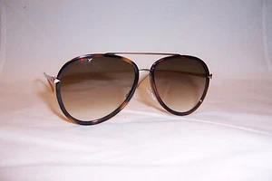 NEW FENDI SUNGLASSES FF 0155/S V4Z-CC HAVANA GOLD/ BROWN AUTHENTIC 155 - Picture 1 of 9