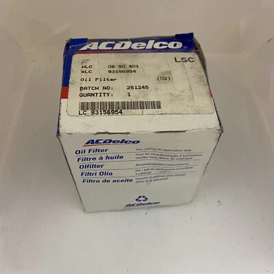GENUINE ACDELCO Oil Filter 93156954 - Image 1 of 2