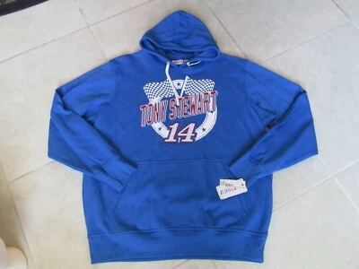 NUEVA NASCAR Tony Stewart #14 Cremallera Completa Polar Sudadera con Capucha PARA HOMBRES Talla 2XL Azul $55.00 Foto 1 de 4