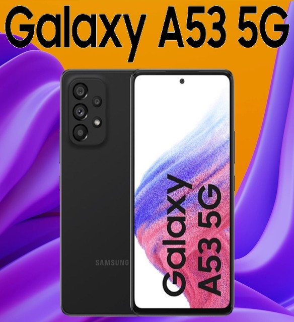 SM-A536UZKDXAA, Galaxy A53 5G 128GB, Black (Unlocked)