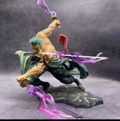 One Piece Figurine Roronoa Zoro Manga Anime Statue Action One piece 10cm en PVC - Photo 1/4