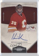 2010-11 Panini Dominion /199 Henrik Karlsson #163 Rookie Auto RC