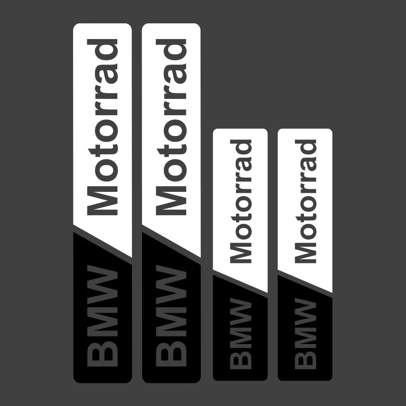 AZ GRAPHISHOP KIT ADESIVI RESINATI RIFRANGENTI VALIGIE BMW ALU ATR-001 WBLACK