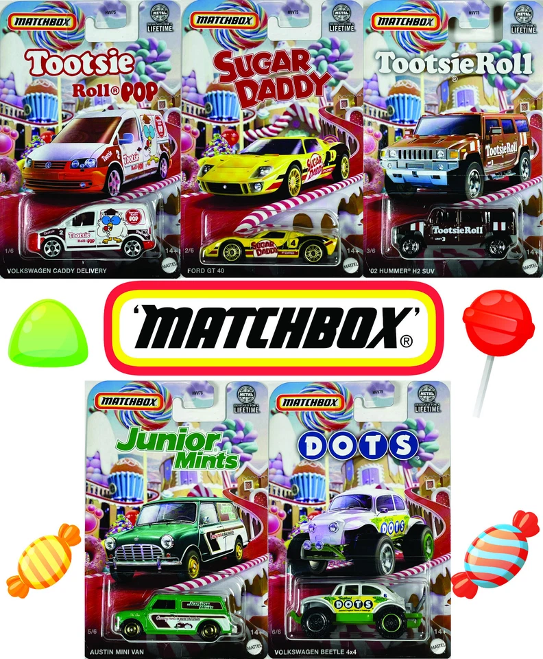 🍭 2024 Matchbox Candy Collectible Series - Choose From 5 Different Models 🍬 - Image 1 of 1