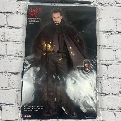 Capa clásica de Halloween negra 45" nueva con etiquetas Foto 1 de 4