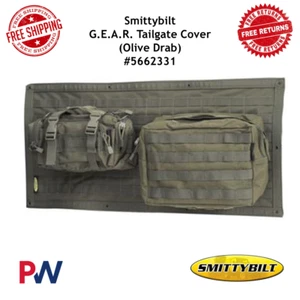 Smittybilt G.E.A.R Tailgate Covers Olive Drab For 2007-2018 Wrangler JK 2 & 4 Dr - Picture 1 of 5
