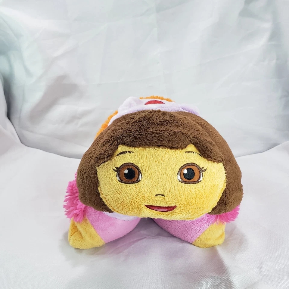 Pillow Pets Peewees Dora The Explorer Map Plush Pillow 12 x 14 Inches 2011 - Image 1 of 4