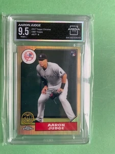 2017 Topps Chrome #87T-8 Aaron Judge '87 Topps Design Rookie ARENA CLUB 9,5 MT+ - Bild 1 von 1