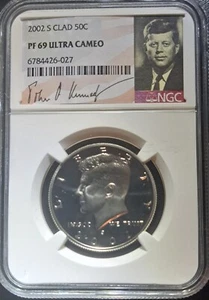 2002 S Kennedy Half Dollar NGC PF69 Ultra Cameo. - Picture 1 of 4