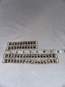 1 REIHEN A/B Kristall Strass Bikini Verbinder Metallkette für Bademode - Bild 1 von 2