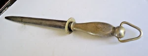Antique Butcher's Sharpening Steel w/ GREAT FORM , Kienast & Bäuerlein, Zürich - Picture 1 of 3