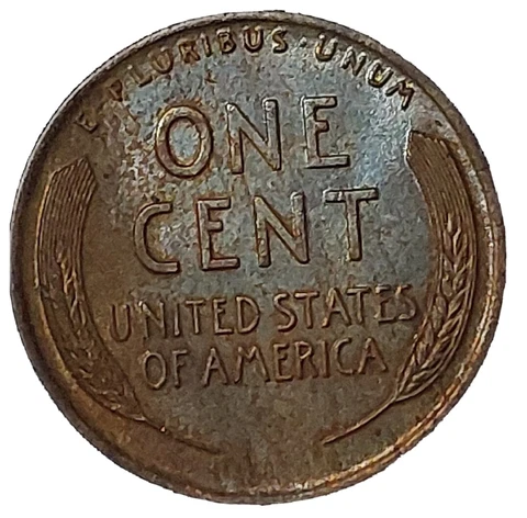 1925-P Lincoln Wheat One Cent Penny ~ TONED ~ CHOICE BROWN UNCIRCULATED Cover