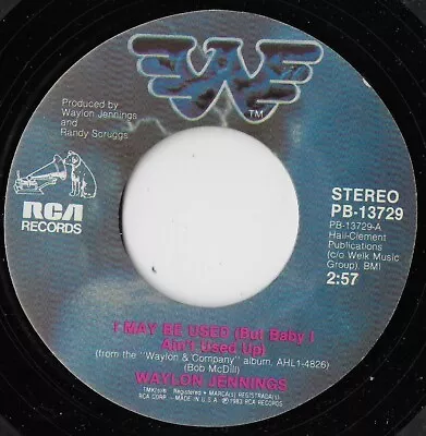 I May Be Used  / So You Want To Be A Cowboy Singer / Waylon Jennings NM - Image 1 of 2