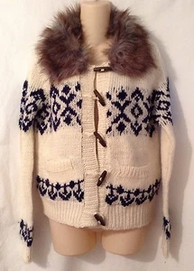 I Love H81 Cardigan Sweater Size Large - Picture 1 of 4