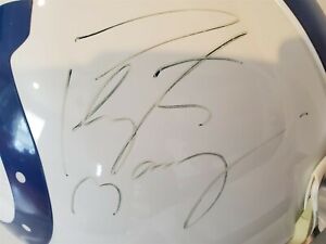 PEYTON MANNING signed full size COLTS Authentic Proline helmet Steiner COA