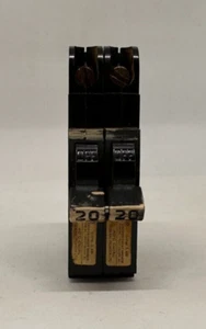 NC0220 - Federal Pioneer 20 Amp Double Pole Circuit Breaker (50) - Picture 1 of 6