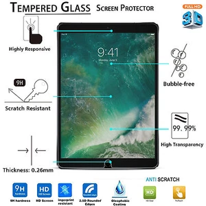 Bubble Free Tempered Glass Screen Saver for Apple iPad mini 1 2 3 - Picture 1 of 4