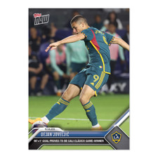2023 Topps Now MLS 107 DEJEAN JOVELJIC LA GALAXY PRESALE