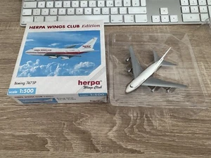 Herpa 511452 Aereo Boeing 747 SP 1:500 Buone Condizioni In OVP - Foto 1 di 2