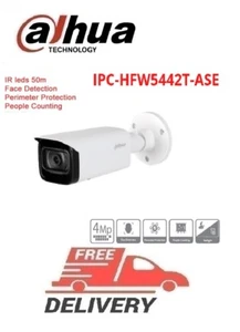 Dahua IPC-HFW5442T-ASE 4MP IR Bullet WizMind Netzwerkkamera 2,8 mm Festobjektiv - Bild 1 von 1