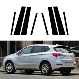 For Buick Envision 2016-2020 Glossy Black Door Window Pillar Posts Sticker Cover - Picture 1 of 15