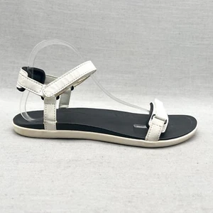 Olukai Womens 11 Luana Ankle Strap Sandals White Strappy Outdoors Comfort Flats - Picture 1 of 11