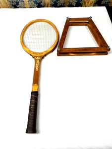 Vintage Adidas Nastase Master Tennis Racket ads 055 L4 1/2 W/Trapezoid/Press - Picture 1 of 15