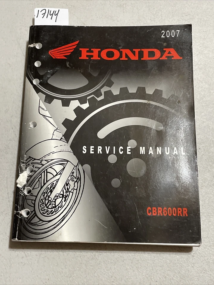 Manual de serviço de fábrica 2007 Honda CBR600RR OEM #61MFJ00 - Imagem 1 de 4
