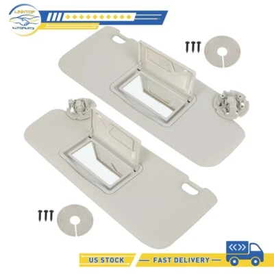 For 16-17 Chevrolet Cruze Left&Right Side Sun Visor with Three screw holes Gray Foto 1 de 4