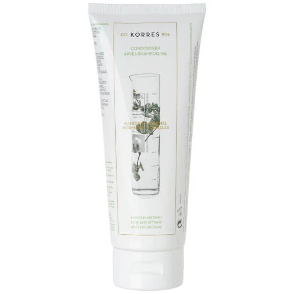 Acondicionador Korres Aloe + Dittany para Νormal Ηair 200 ml, 96,1 % Origen Natural Foto 1 de 1