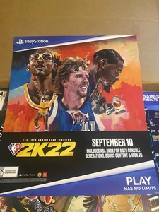 NBA2K22 , Call duty,Ironman, Guardian Of The Galaxy:Lot 6 GameStop Promo Poster - Picture 1 of 6