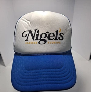De Colección Seaside Florida Nigels Rojo, Blanco y Azul Gorra Gorra Ajustable Camionero - Imagen 1 de 6