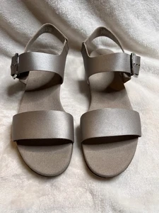 Sandalias Munro Cleo para mujer de cuero metálico con tacón de tira EE. UU. 10,5 - Imagen 1 de 8