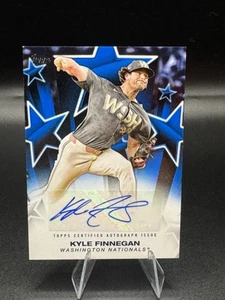 Kyle Finnegan 2025 Topps Serie 1 blau Baseball Stars Autogrammkarte /150 Nats - Bild 1 von 3