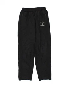 HUMMEL Boys Tracksuit Trousers 11-12 Years Black Polyester BX09 - Picture 1 of 5