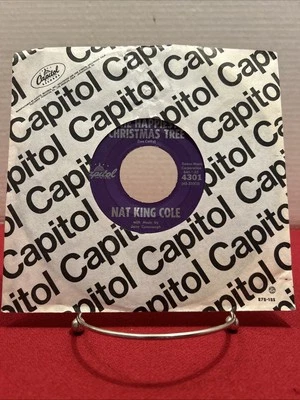 Nat King Cole 45 Rpm (The Happiest Christmas Tree/Buon Natale) Capitol 4301 - Image 1 of 4