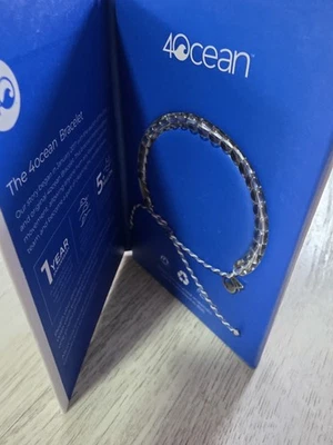 4Ocean - Pulsera 4 Cuentas Océano Coleccionistas Edición Limitada Estuche Rígido Caja Foto 1 de 4