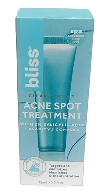 Bliss Clear Genius Acne Spot Treatment 0.5 fl oz Derm Recommended ~ Exp 01/2026 - Image 1 of 3