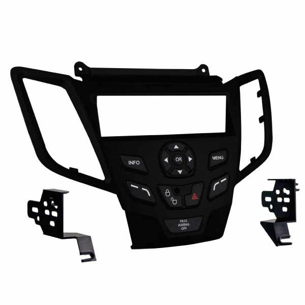 Kit de instalación de tablero Metra 99-5825B negro Single Din para vehículos Ford Fiesta de 10 unidades Foto 1 de 1