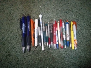 Vintage Unique Writing Utensils Lot Of 19 Decent Usable Very Rare Collectable  - Picture 1 of 18