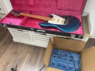 Blue Roland G- 505 controller and GR-300 Polyphonic Synthesizer - Image 1 of 4